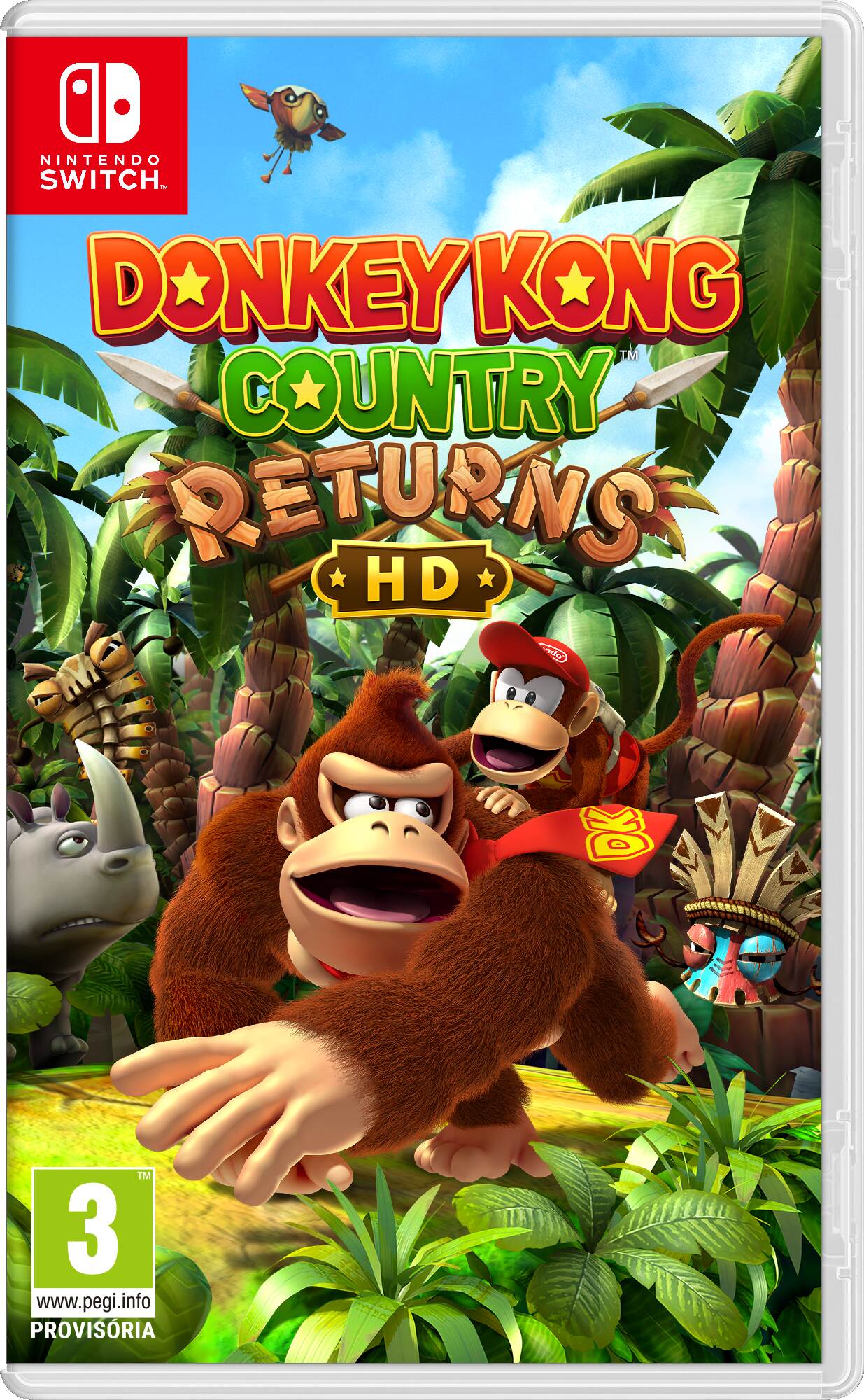 Capa do jogo - Donkey Kong Country Returns HD