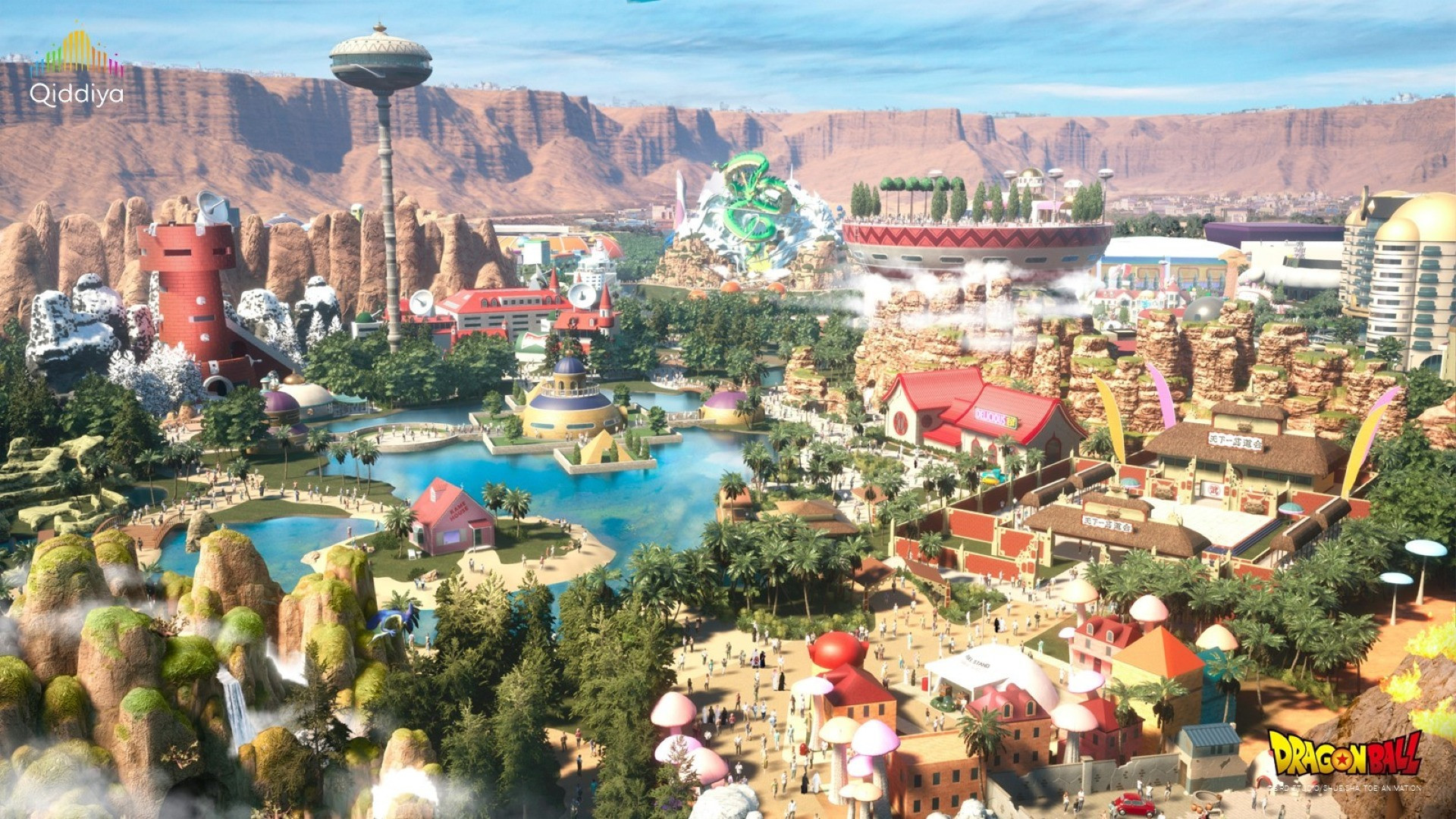 Dragon Ball parque tematico arabia saudita