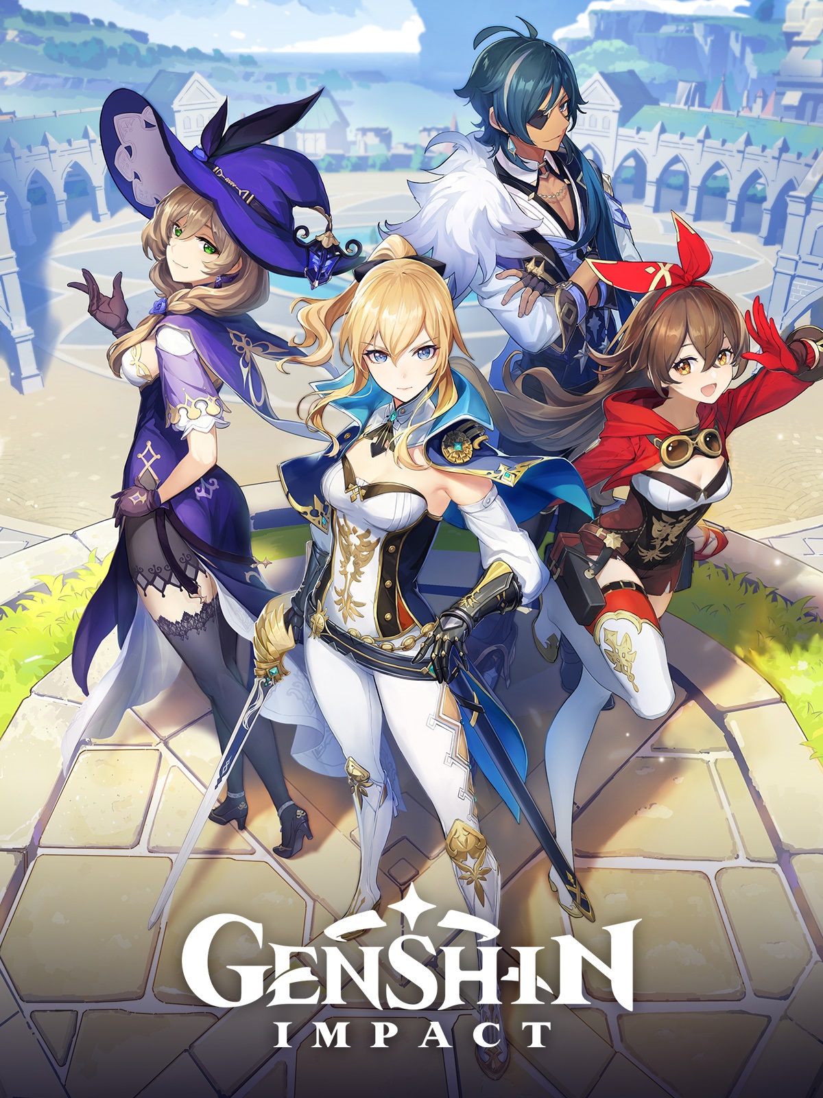 Capa do jogo - Genshin Impact