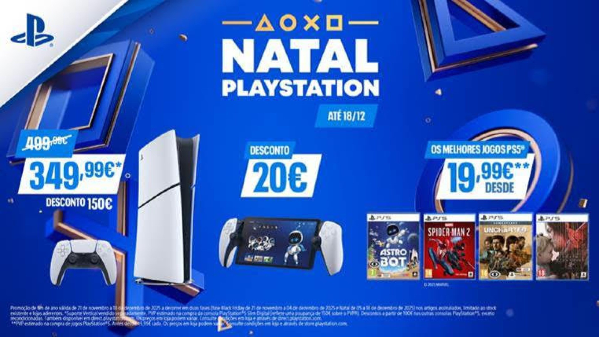 Promoções de Natal da PlayStation