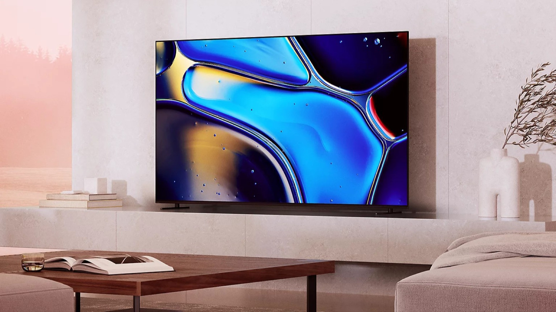 TV OLED Sony Bravia em sala de estar
