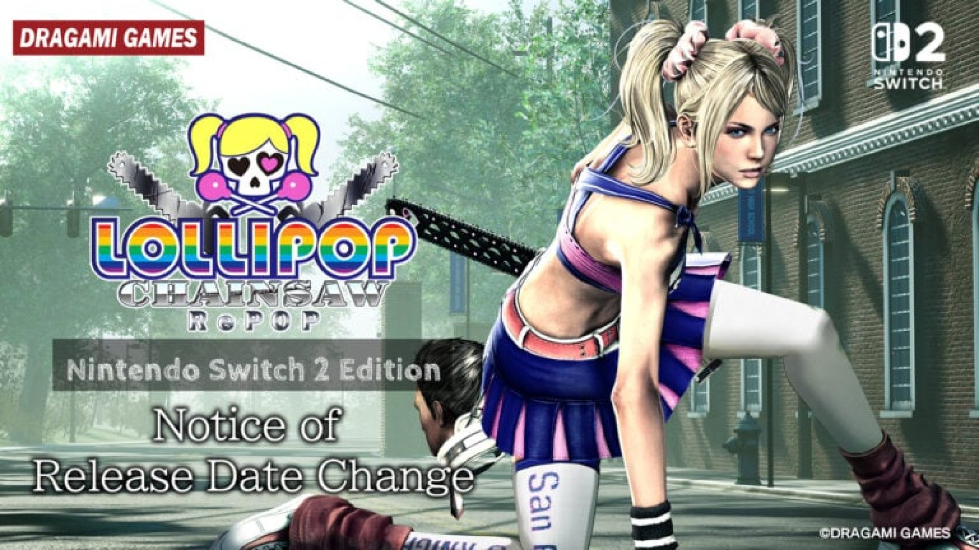 Adiamento de Lollipop Chainsaw RePOP – Nintendo Switch 2 Edition