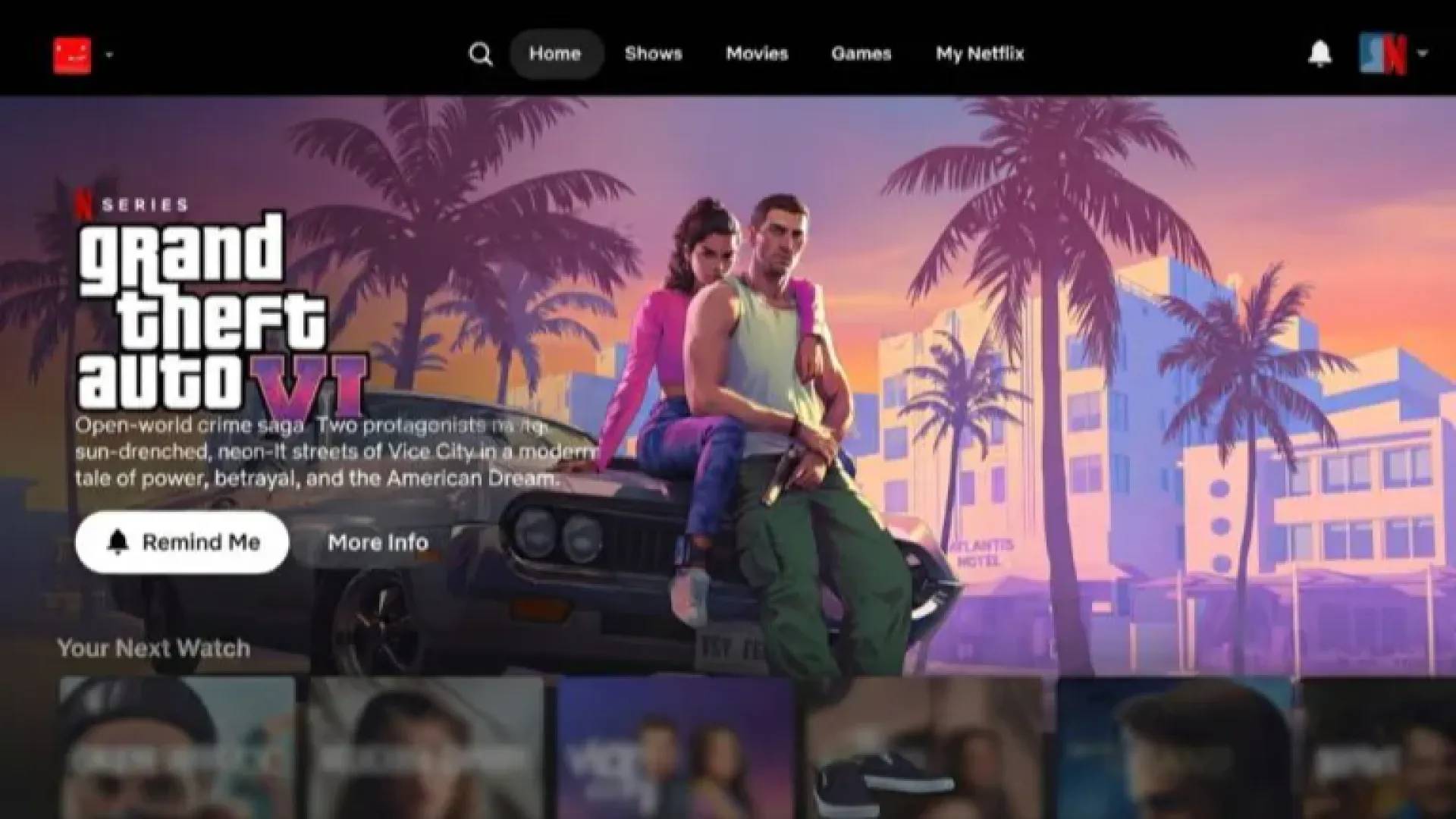 Take-Two explica aposta da Netflix na promoção de GTA 6