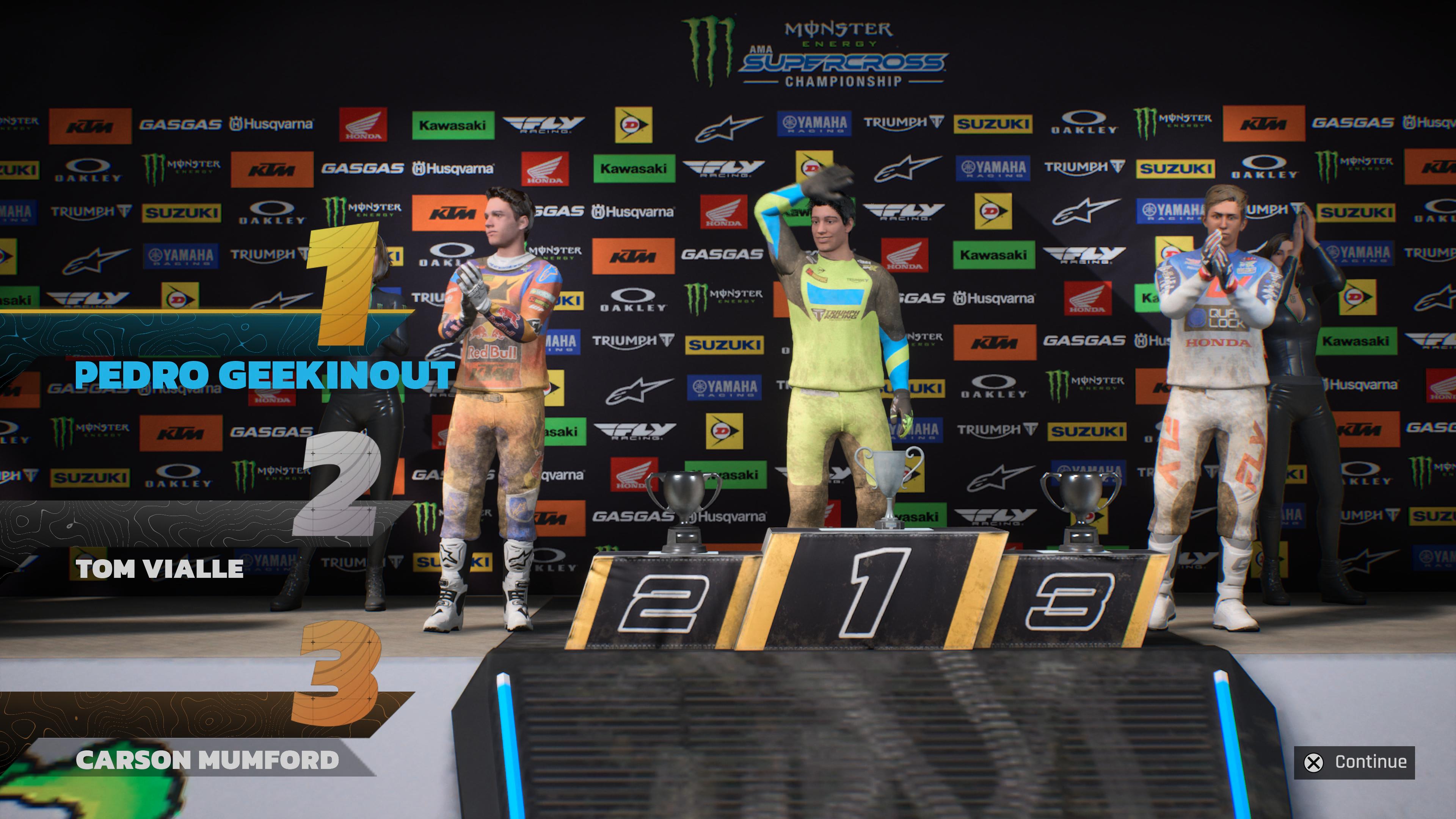 Monter Energy Supercross 25 Campeão
