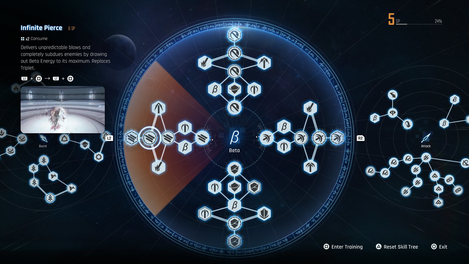 Stellar Blade New Game Plus Skill Tree