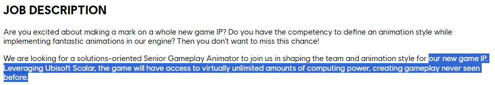Nova IP da Ubisoft Stockholm