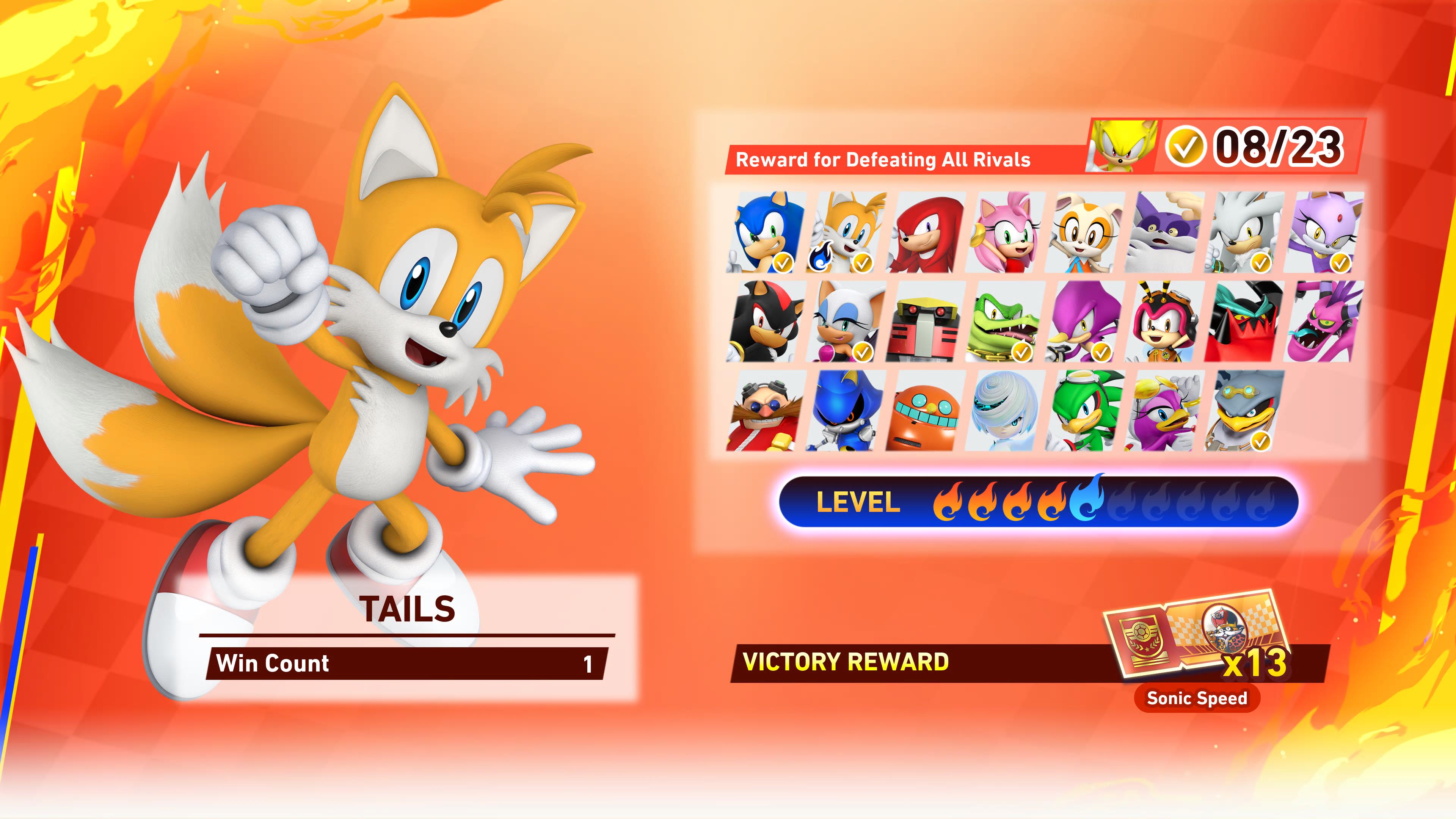 Sonic CrossWorlds personagens