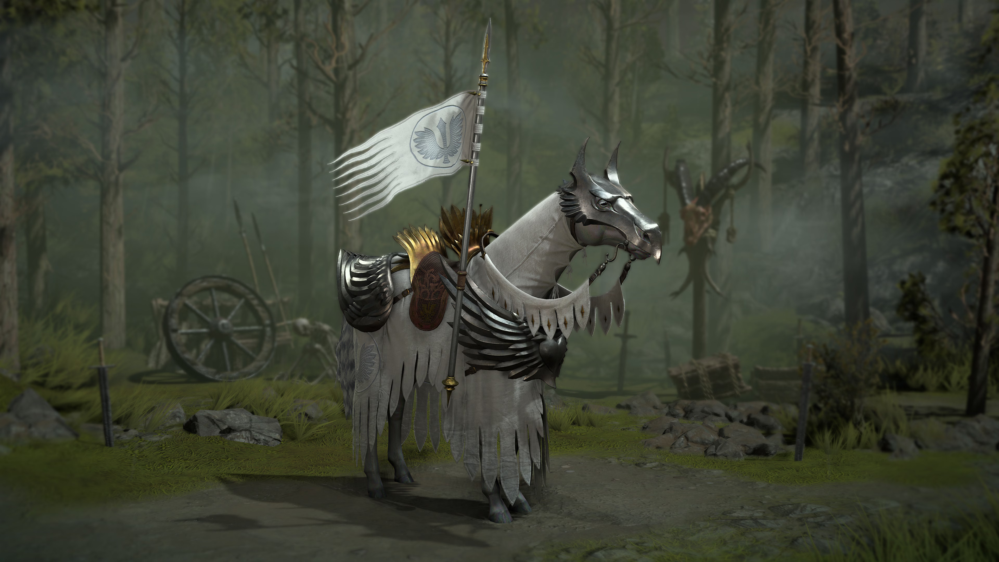 Armadura Cavalo Diablo IV Berserk