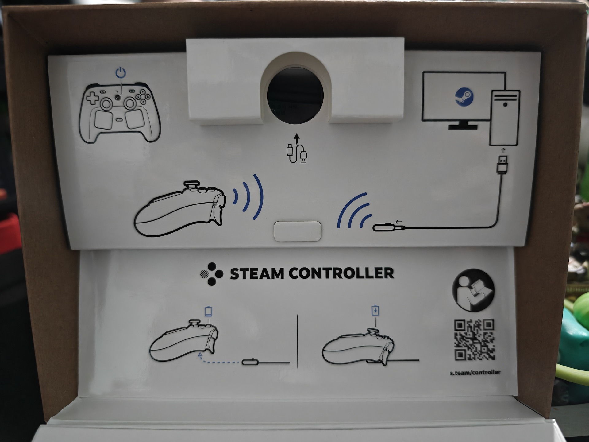 Como ligar Steam Controller Como ligar Steam Controller