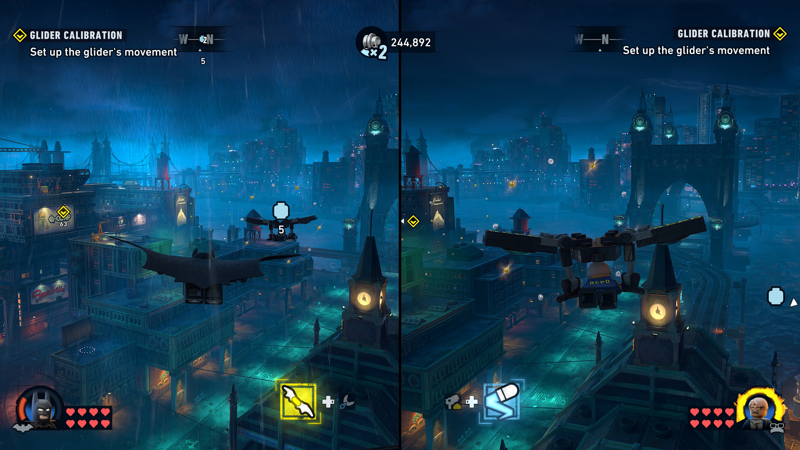 LEGO Batman Legacy of the Dark Knight  splitscren