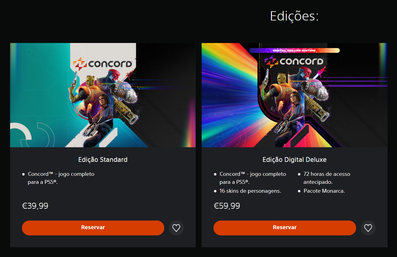 Edições de Concord