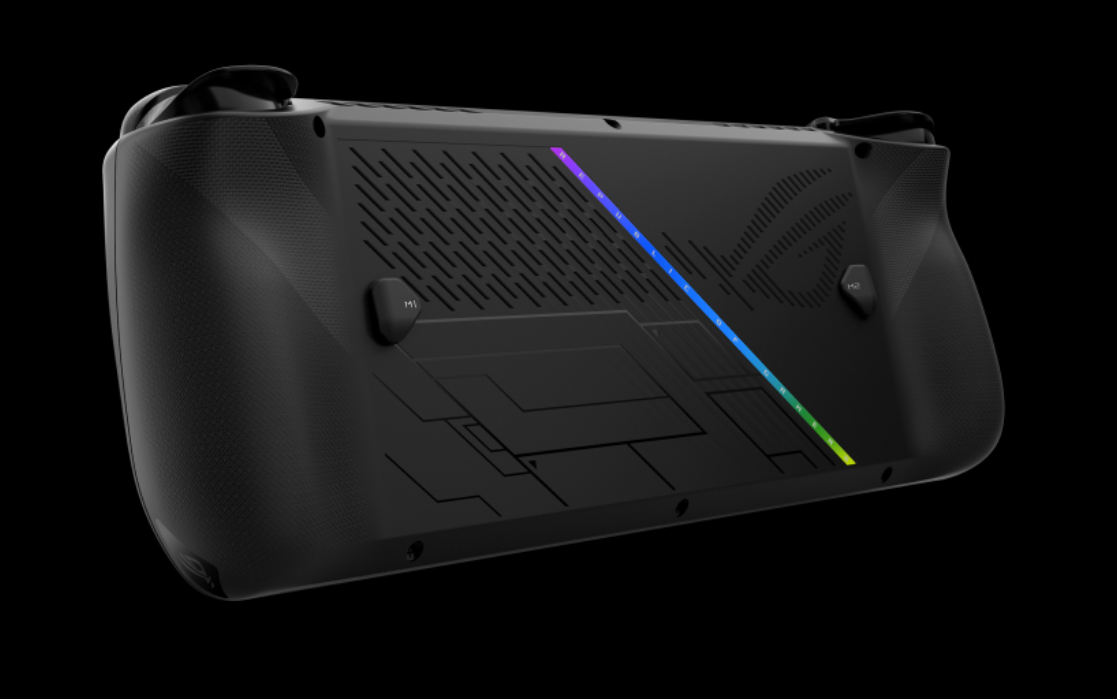 Imagem traseira da ROG Ally X